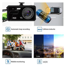 Dual Dash Cam G-sensor Car Camera Night Vision Front and Rear Parking Monitor US - £31.44 GBP