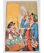 Vtg Ephemera Paper Drinking Toilet Joke Comedy Tragedy Fun Toy Novelty P... - $20.41 CAD