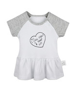 All I Care About Is Sleep&amp;Eat Newborn Baby Girls Dress Infant Cotton Clo... - £10.28 GBP