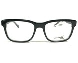 Arnette OUTPUT 7101 1019 Brille Rahmen Schwarz Klar Quadratisch Voll Felge - $55.73