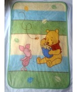 Disney Baby Plush Pooh Piglet Bee Blanket 28&quot;X23&quot; PreOwned  - £33.81 GBP