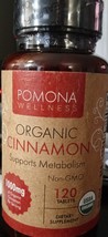 Pomona Wellness USDA Organic Ceylon Cinnamon - 120 Tablets (Non-GMO &amp; Vegetarian - £10.13 GBP