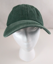 Women&#39;s Solid Dark Green With Ponytail Hole Adjustable 100% Cotton Baseb... - £8.74 GBP