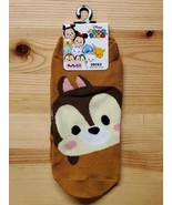 Japan Carax Disney Women Size 22-24cm Low Cut Socks Chip Tsum Tsum - £31.59 GBP