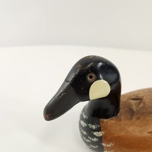 Carved Wooden Duck Decoy Carol Cole Digby Island Hand Painted Signed Vtg - £22.82 GBP