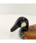 Carved Wooden Duck Decoy Carol Cole Digby Island Hand Painted Signed Vtg - $29.02