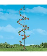 4-Ft. Tall Circular Spiral Iron Garden Climbing Plant Flowers Vine Trell... - £23.18 GBP