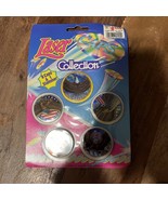 Vintage 1994 Twin Seven Laser Collection 8 Caps &amp; 1 Slammer Ultra Durabl... - $176.33 MXN