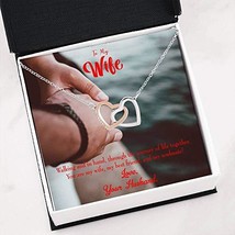 Wife Gift for Wife Birthday to My Soulmate Inseparable Love Pendant 18k Rose Gol - £51.39 GBP
