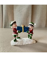Vintage Hawthorne Village Thomas Kinkade ELF DELIVERY 1.5 in Christmas E... - $15.83