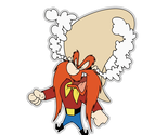 Yosemite Sam Angry Sticker Vinyl Decal Precision Cut Waterproof Laptop C... - $4.50+