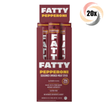 Full Box 20x Stick Sweetwood Smoke & Co Fatty Pepperoni Smoked Meat Sticks | 2oz - £56.44 GBP