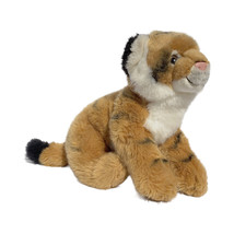 Tiger Plush Toys R Us Cub 12&quot; Soft Tiger Baby 2015 Sitting Bengal Realistic - $18.00