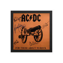 AC/DC For Those About To Rock signed album Reprint - £66.45 GBP