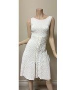 New Chanel Dress White Fitted Robe Size 36 - $1,958.04