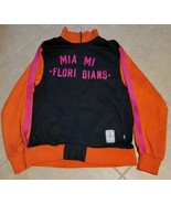 Reebok Classics Miami Floridians Jacket Black/Orange/Pink 3XL Vintage Rare - $79.56 CAD