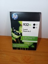 2pk Genuine HP 932XL High Yield Black OfficeJet 6100 6600 7110 7612 (Ret... - $22.28