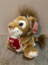 8” Plush Lion Fiesta Stuffed Toy King of Jungle 1998 New Old Stock Wild for You - $23.36