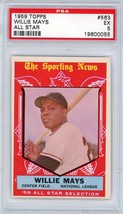 1959 Topps Willie Mays All-Star #563 PSA 5 P1328 - £126.98 GBP