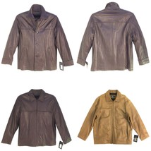 Anjum,Vintage, Men Genuine Leather 3/4 Length Coat/Jacket Assorted Style &amp; Color - £236.61 GBP+