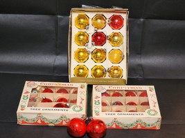 Vintage SHINY BRITE USA &amp; Poland Glass Ball Christmas Ornaments - Mix Lot Of 38 - £24.99 GBP