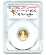 2013-W $5 1/10 OZ Aquila D'Oro Serie Eredità Reagan PCGS PR70DCAM - $1,672.81