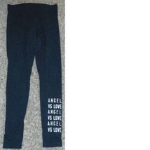Womens Yoga Crop Pants Victorias Secret Gray VS Angel Elastic Waist-size M - £24.91 GBP