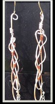 Earrings - Copper Loops with Thinner Copper Windings - Beautiful and Aff... - $468.36 MXN