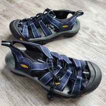 KEEN Newport H2 Navy Blue Waterproof Bumper Toe Hiking Trail Sandal Women Size 7 - £21.80 GBP