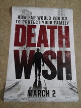 Death Wish - Movie Poster - £3.98 GBP