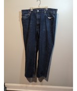 Levi&#39;s 550 Blue Jeans Men&#39;s 40x34, Tapered Relaxed Denim, Classic Blue J... - $21.78