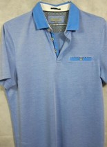 GORGEOUS Ted Baker London Light Blue Slim Fit Golf Polo Shirt Size 4 L - £28.39 GBP