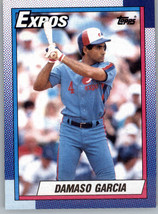 1990 Topps 432 Damaso Garcia  Montreal Expos - £0.77 GBP