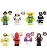 8pcs Marvel Iron Fist Elektra Bullseye Ninja Jessica Minifigures Minifig... - $20.99