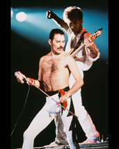 Queen Barechsetd Freddie Mercury In Concert 16x20 Canvas Giclee - £56.25 GBP