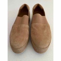 Vince Womens Winford Platform Espadrilles Size 10 Beige Tan Suede Loafer - $55.40