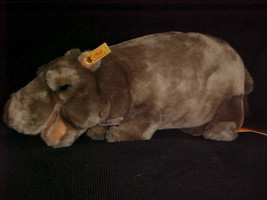 15" Steiff Mocky Hippopotamus Plush Toy With Tags Number 063466 From 1996 - £79.12 GBP