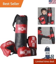Kids Boxing Training Set - Safe Gear for Young Champions Aged 2-5, Black... - $51.50