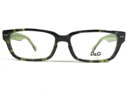 Dolce &amp; Gabbana D&amp;G 1165 970 Gafas Monturas Negro Verde Carey 53-15-140 - £89.28 GBP
