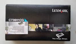 Genuine Lexmark C736H1CG High Yield Cyan Toner Cartridge - £28.67 GBP