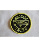 New JB Hunt Transportation 15 Years Service Award Patch 3&quot; Diameter - $177.59 MXN
