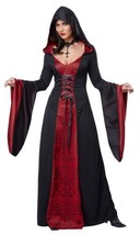 Gothic Robe by California Costumes - Hooded, Velvet Print Fabric - Adult Small - $38.37