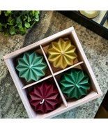 Gift Set: Set of 4 Figurative Origami Candles for Christmas - $40.00