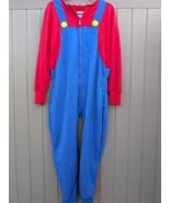 Tipsy elves Mario Costume/Zip up Bodysuit Small MARIO BROTHERS - $376.33 MXN