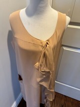 Marni Peach Silk Sleeveless Slip Dress SZ IT 46 Made in Italy  - $346.50