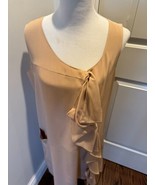 Marni Peach Silk Sleeveless Slip Dress SZ IT 46 Made in Italy  - £272.56 GBP
