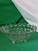 VINTAGE Indiana Glass  Whitehall FOOTED FLARED SERVING BOWL 10 1/2” - £14.76 GBP