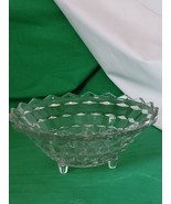 VINTAGE Indiana Glass  Whitehall FOOTED FLARED SERVING BOWL 10 1/2” - £14.69 GBP