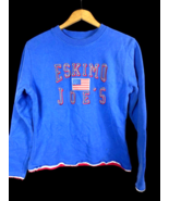 Eskimo Joes Sweatshirt Womens Size S American Flag Oklahoma Crewneck Pul... - $27.69