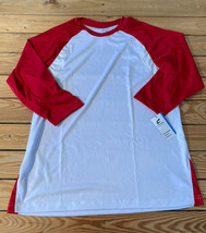 champro NWT men’s 3/4 sleeve athletic shirt size XL white red T7 - £9.22 GBP